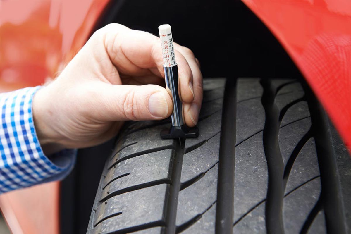 Tire Checkup and Puncture Repair, Tyre tread checkup