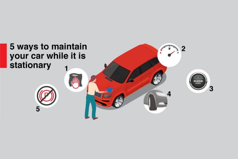 how to maintain your car, maintaining your car when you are not driving it, car servicing at home