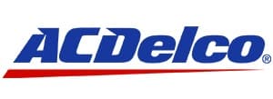 Logo of ACDelco battery - Leaders in maintenance free automotive batteries