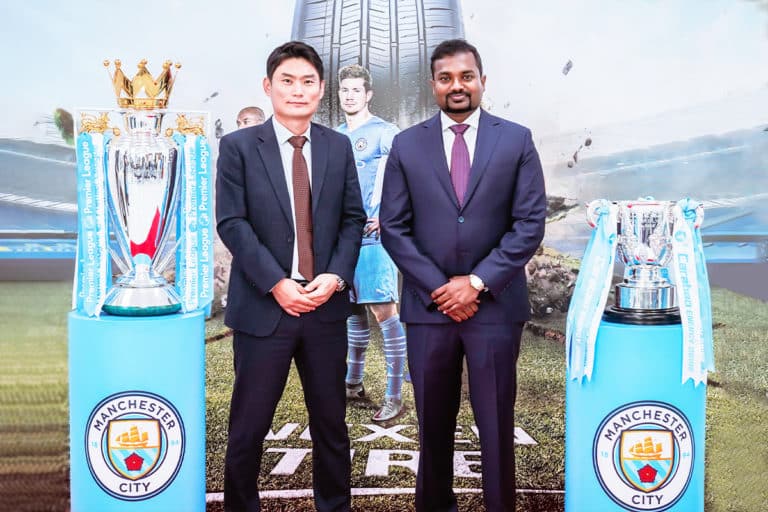Man city premier league trophy UAE