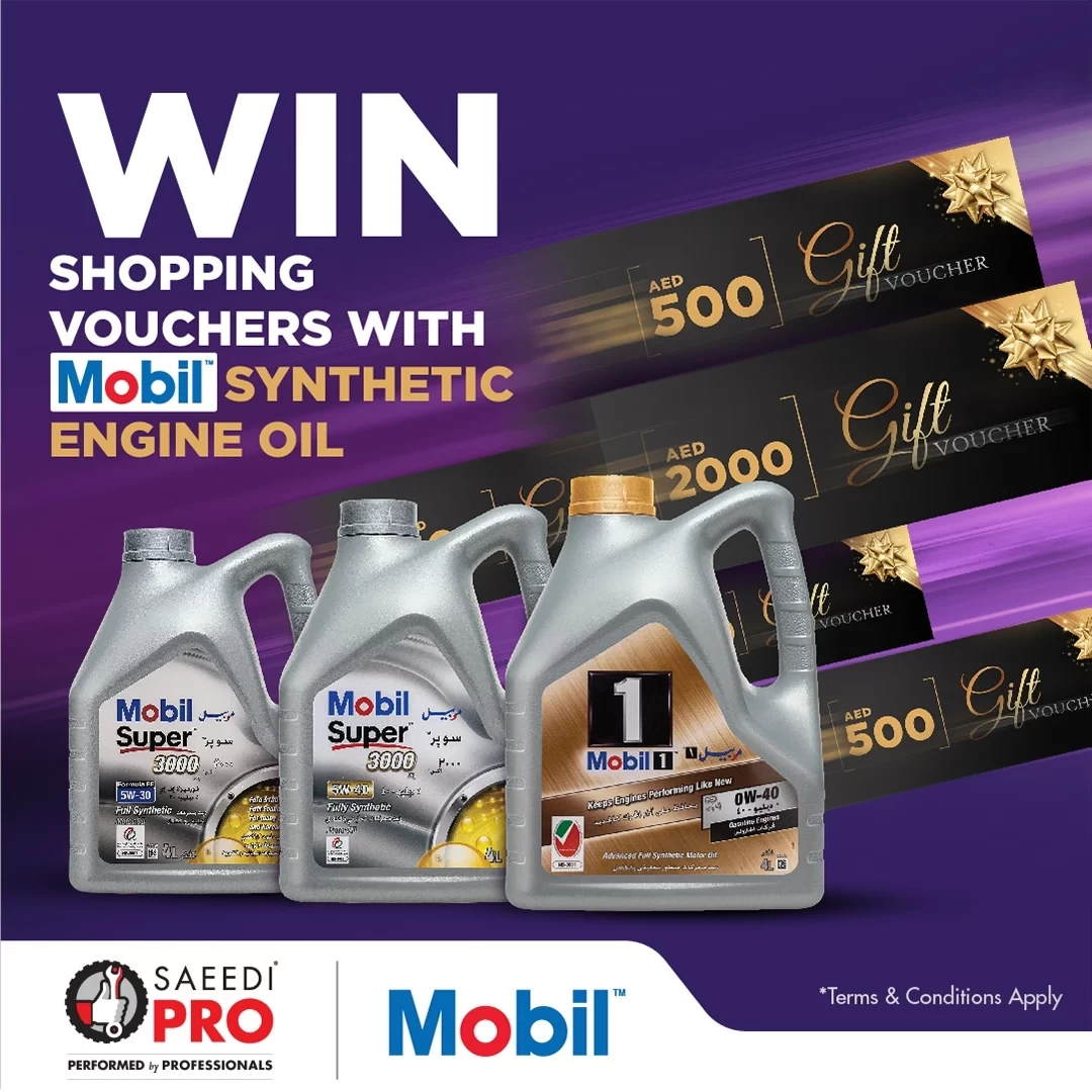 Exciting engine oil change offers with Mobil1 - Saeedi Pro