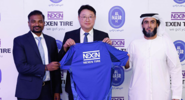 NEXEN TIRE & Al Saeedi Group sponsorship announcement with Al Nasr Sports Club for the 2024-2025 season