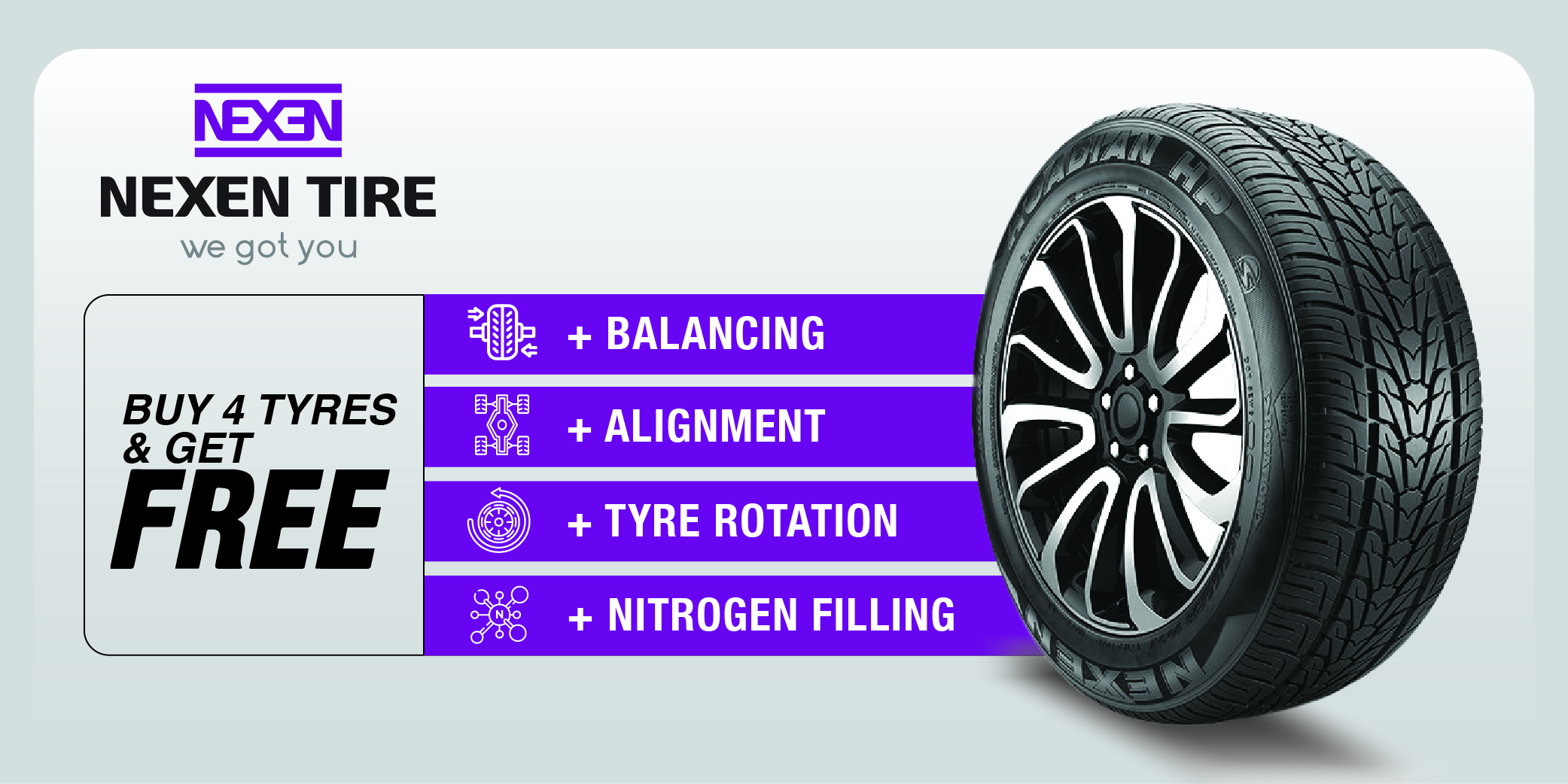 Nexen tyres Dubai offer – premium tyre sale UAE