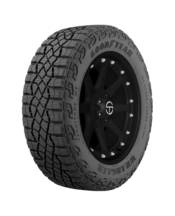 Goodyear Wrangler Territory MT mud terrain tyre for extreme off road and rugged UAE conditions.