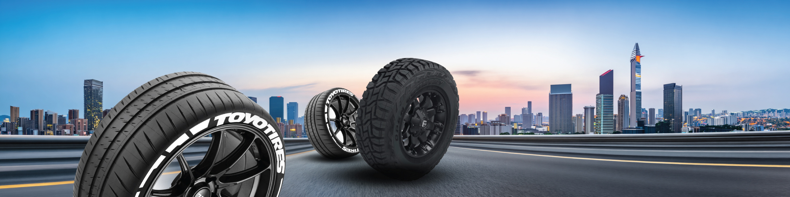 Premium Toyo Proxes high-performance passenger tires and Open Country 4x4 SUV series available at Saeedi Pro centre in Dubai, UAE.