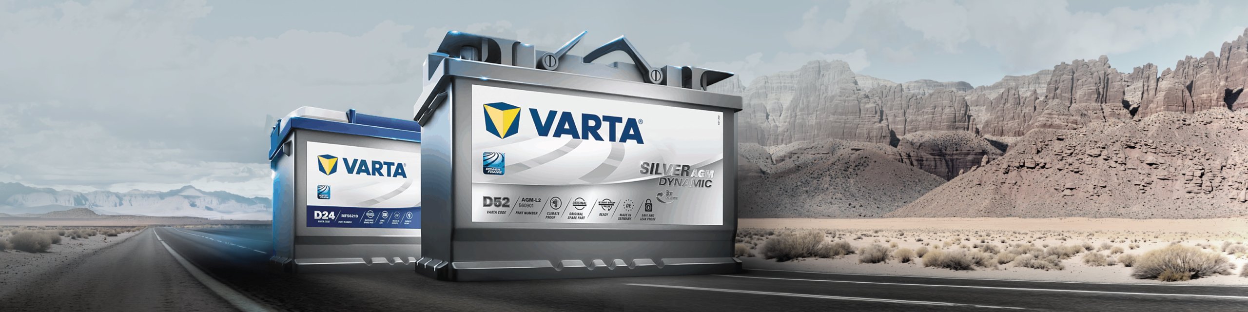 VARTA AGM batteries, EFB batteries and car battery replacement solutions available from Saeedi Pro in UAE.